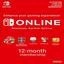 Nintendo Switch Online Membership - 12 Months